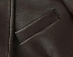 Tiffany™ - Deri blazer ceket